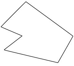 figure 1: An irregular polygon.